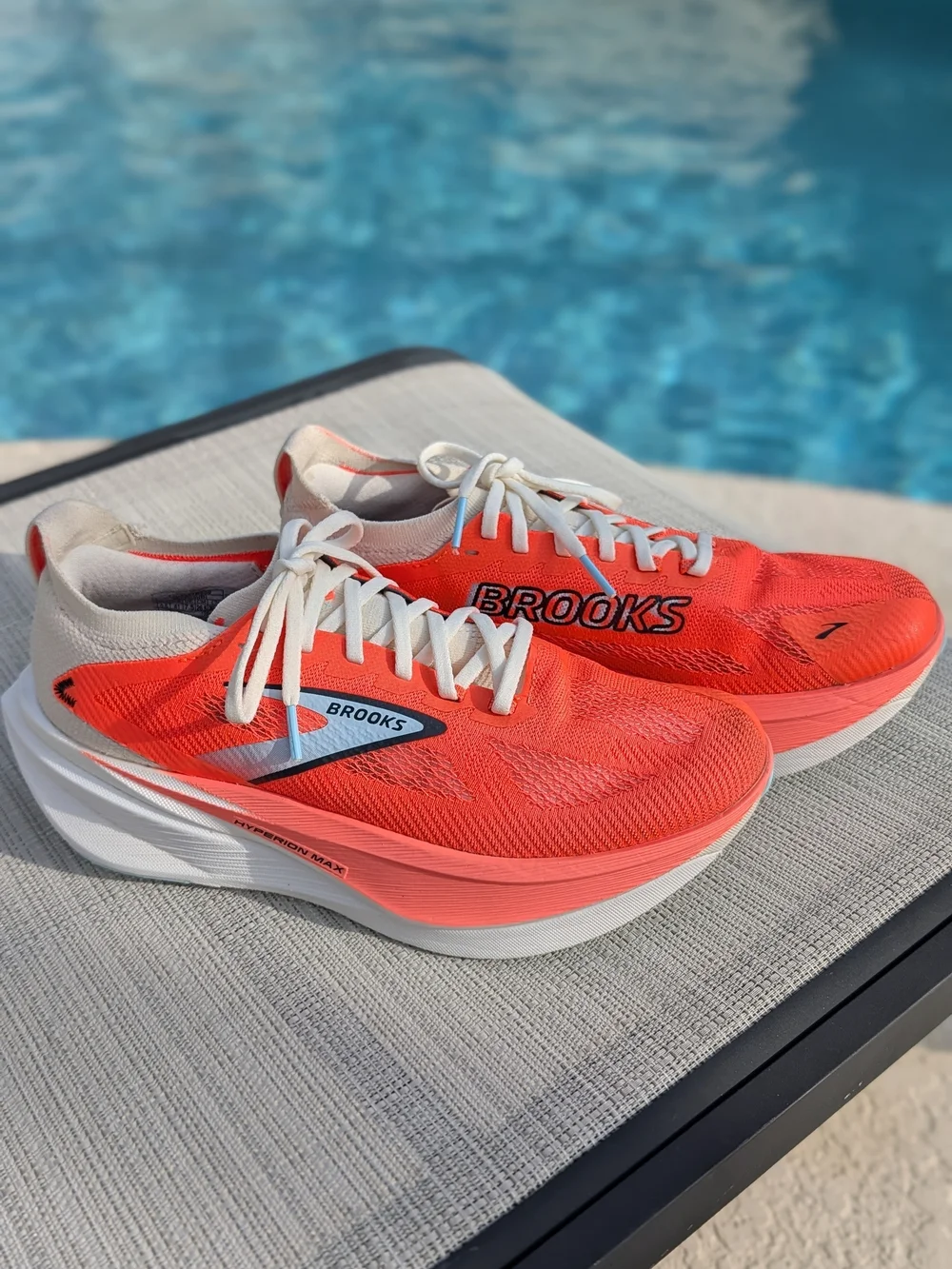 Brooks Hyperion Max 3 Women's Size 9.5 Fiery Coral Running Shoes 1204551B659 - Picture 4 of 12